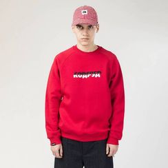 Свитшот CODERED Firm Horizontal 1/2 Fonts, красный, утеп.