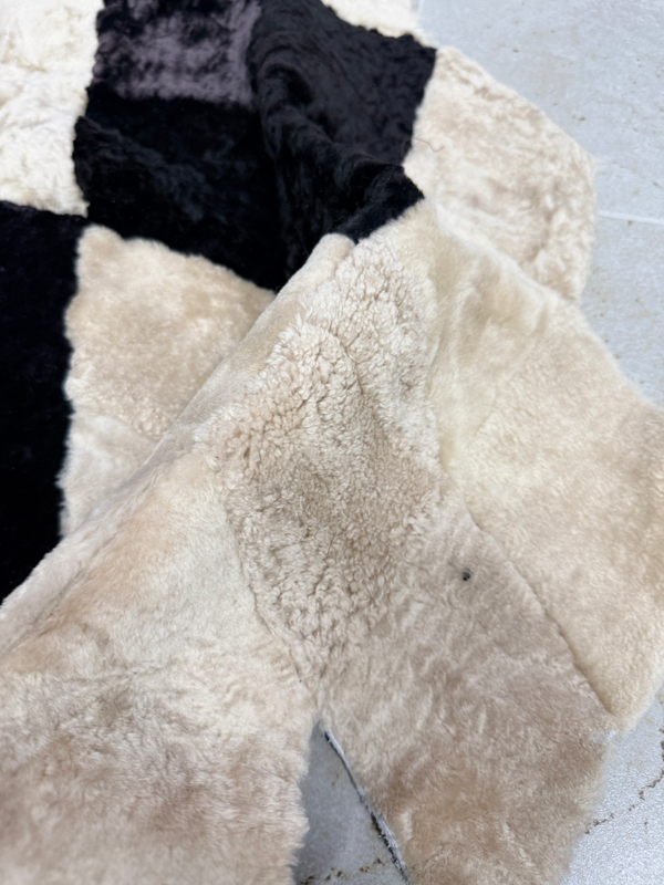 Меховой Коврик прикроватный накидка на кресло из овчины