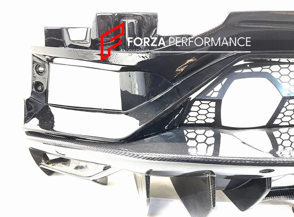 Карбоновый задний бампер для LAMBORGHINI AVENTADOR SVJ Ламборгини