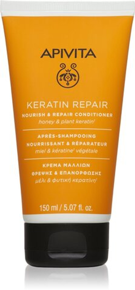 Apivita Keratin Repair - регенерирующий кондиционер с кератином для сухих и поврежденных волос /   150  ml  / GTIN 5201279094614