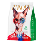 Полнорационный сухой (сублимированный) корм Ranova для кошек с курицей и говядиной, 200 г