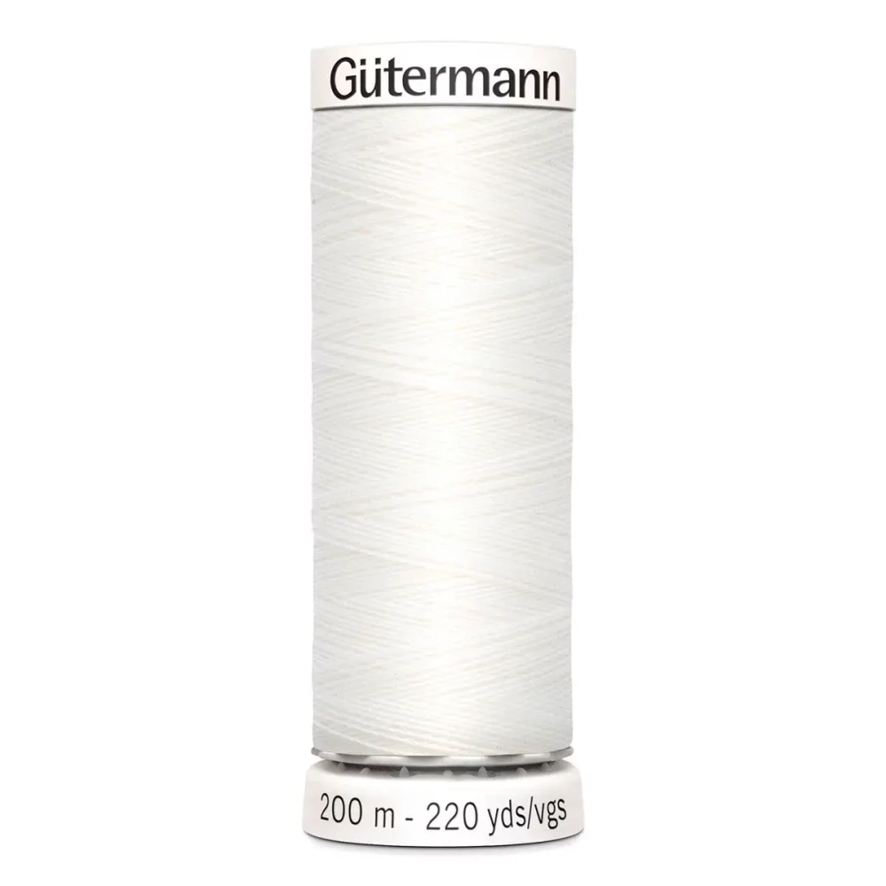 Нить Sew-All 200 м, Gutermann, 800 белый