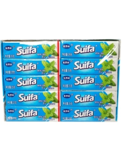 Жевательная резинка пластинки со вкусом Мяты 25 г * 20 шт