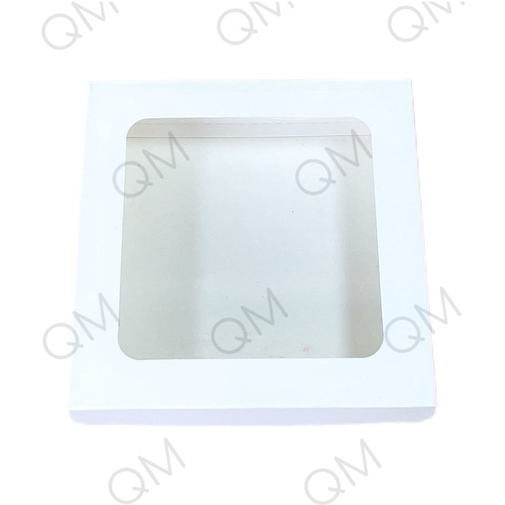 Коробка для клубники в шоколаде 150*150*40 мм (белая), 10шт