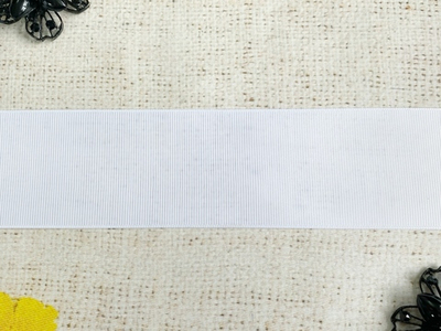 Лента репсовая, ш. 5 см, белый
