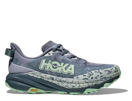 Кроссовки для бега женские Hoka Speedgoat 6 Фиолетово-Зеленые