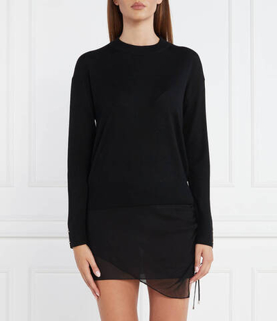 Хлопковый свитер Patrizia Pepe - черный(8K0153 KM36)