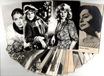 №95 Открытки Артисты и актёры СССР 1960–1970-е г. 25 штук. Чёрно-белые, чистые, без повторов