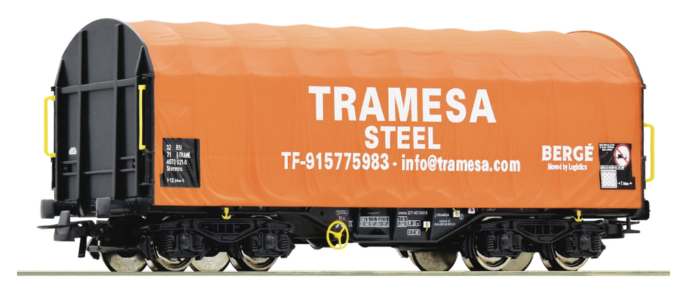 Вагон крытый тентом Tramesa Steel, VI