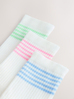 Носки хлопковые для девочки Next AT4-460, 3 шт., Белый