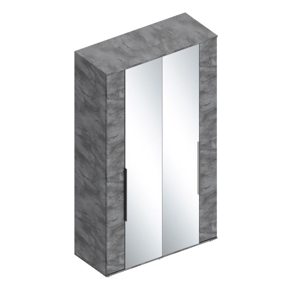 Шкаф 4-ств с зеркалом МС "Лео