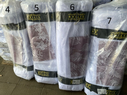 Тюль жаккард Sitian, цвет белый (высота 160 см, Турция)