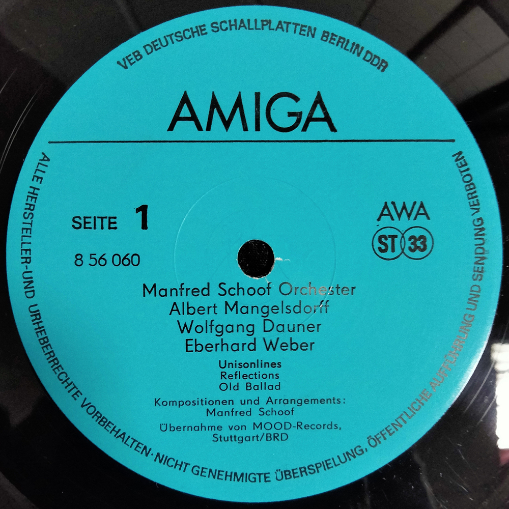 Manfred Schoof Orchester / Albert Mangelsdorff, Wolfgang Dauner, Eberhard Weber (LP)