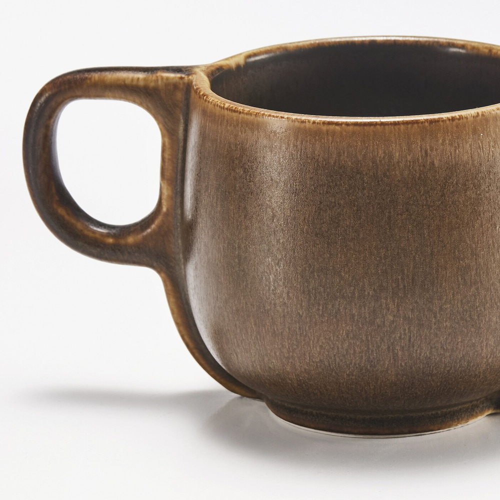 Кружка IKEA HASTEMAKRILL, Коричневый, 400 мл