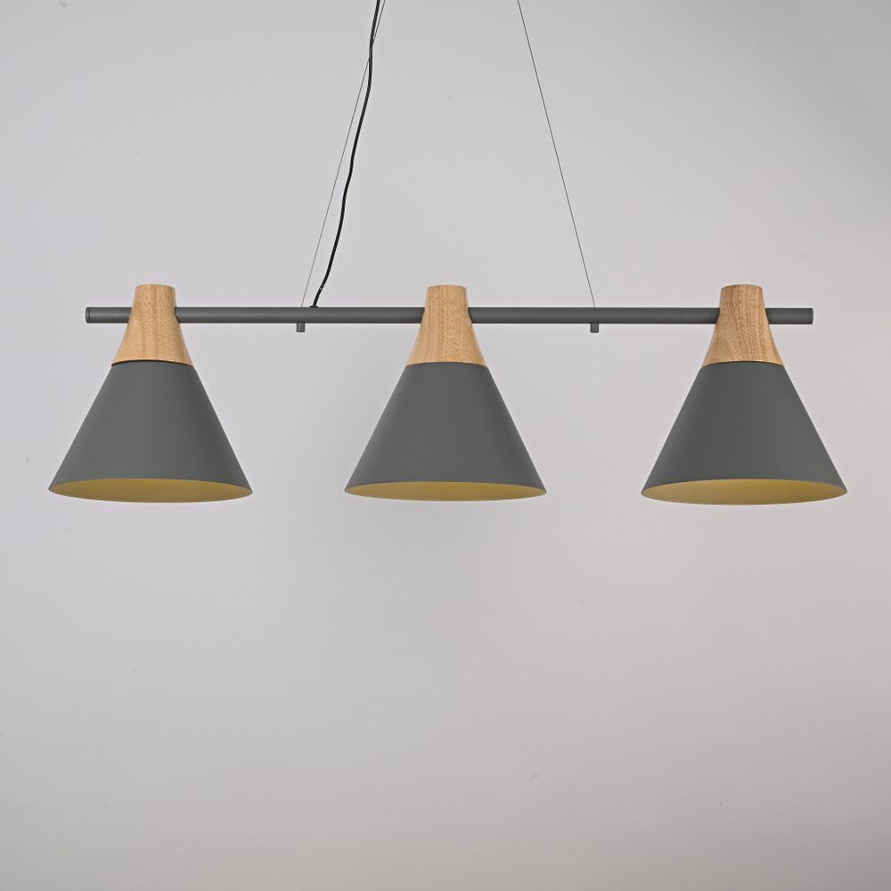 Реечный подвесной светильник NEXT Gray