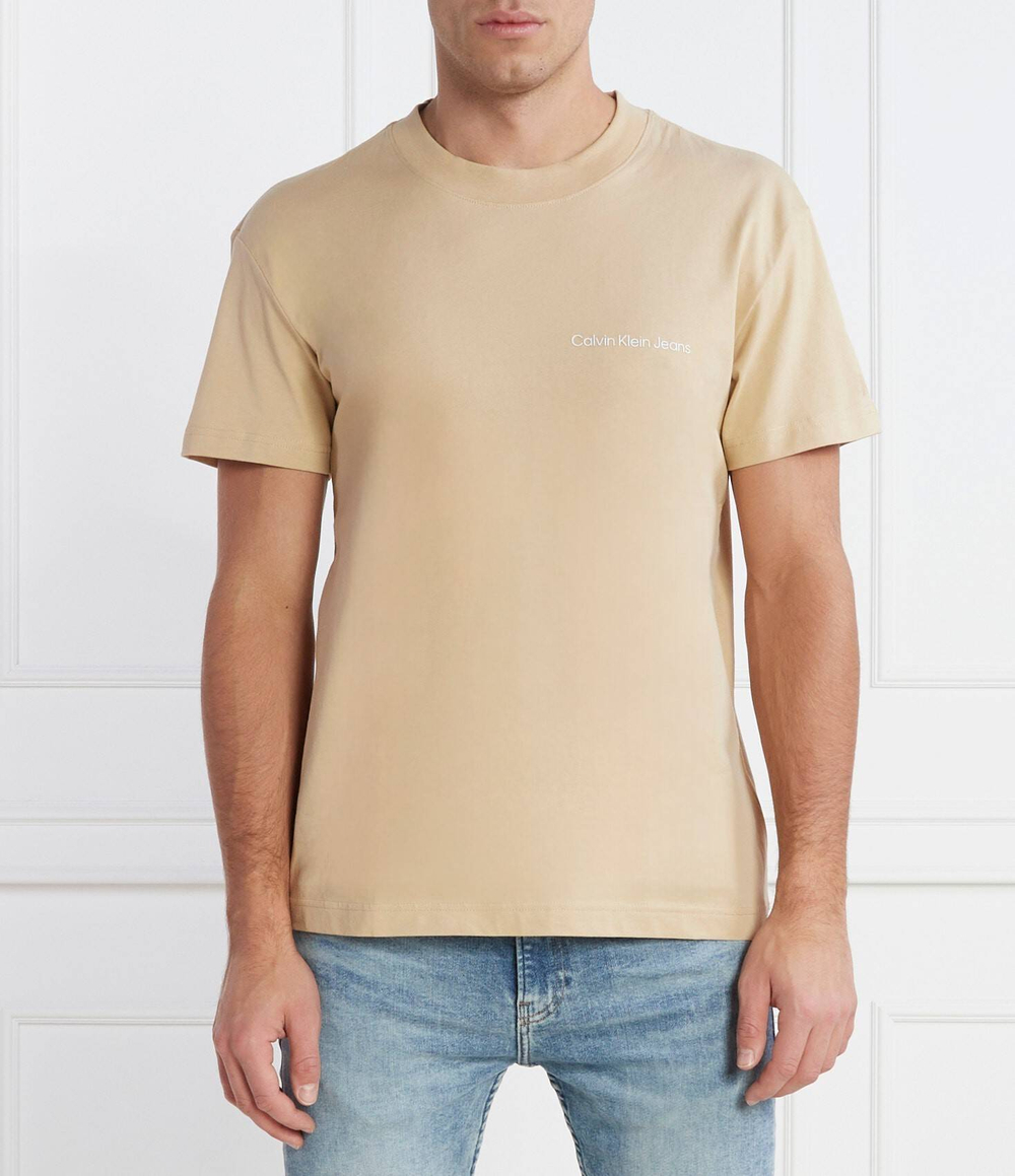 Футболка CALVIN KLEIN JEANS - бежевый(J30J324671)