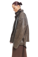 Кожаная куртка URBAN Brown