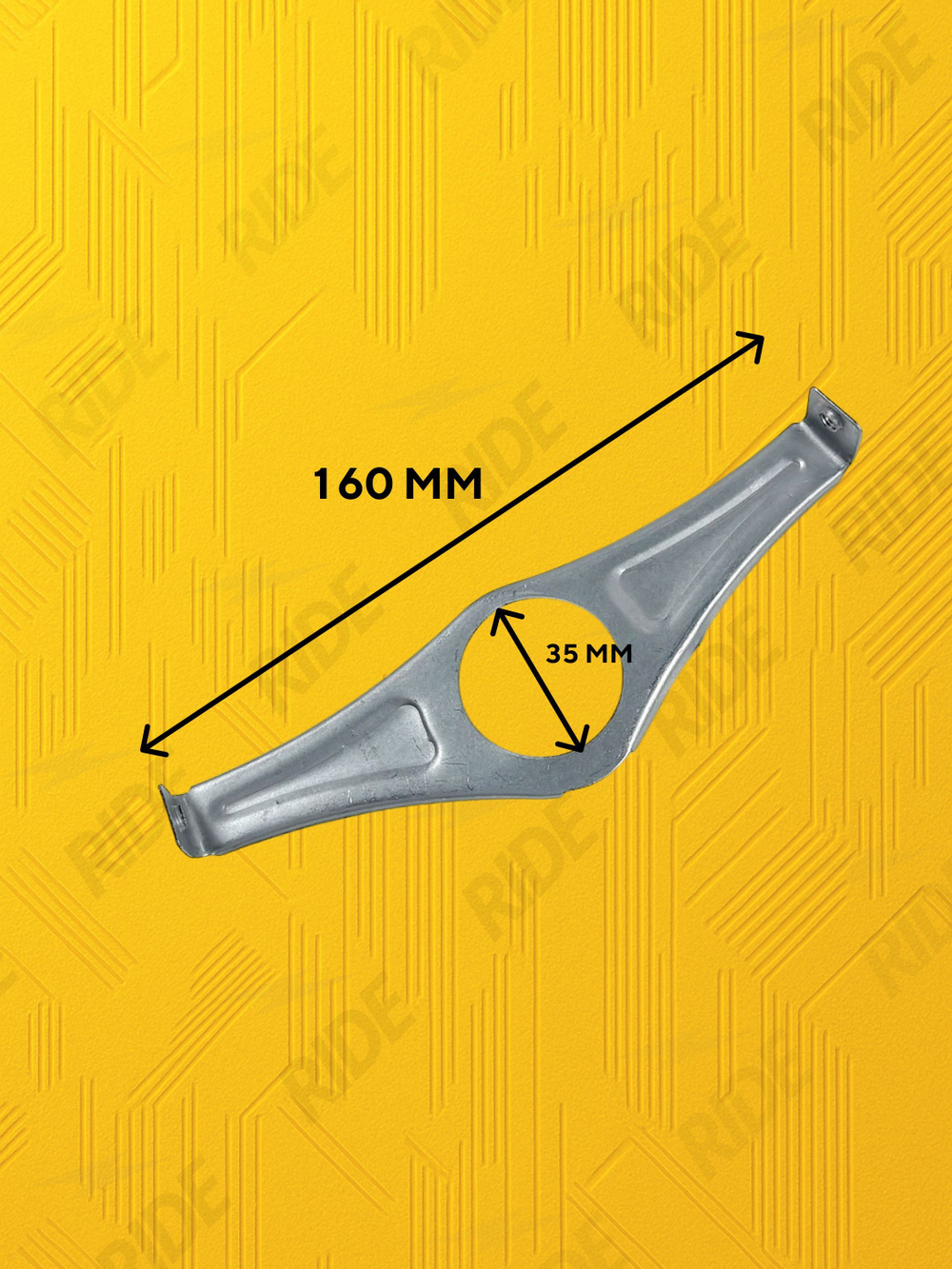 Защита цепи для электровелосипеда колхозник (черная, металлическая, с креплением)