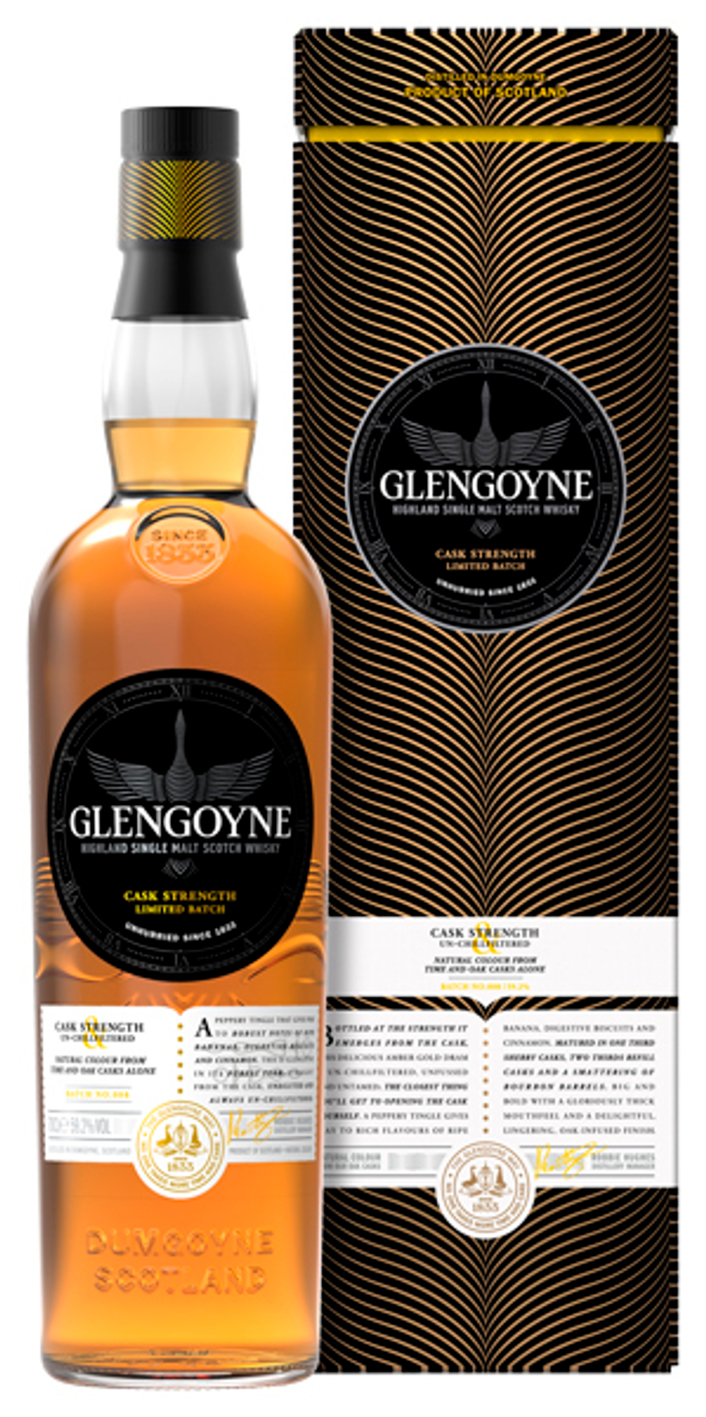 Виски Glengoyne Cask Strength 59,6% 0,7 л