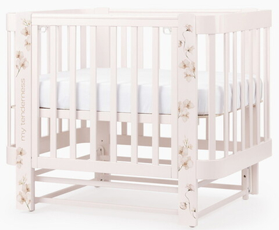 Детская кроватка-трансформер Happy baby Mommy Love в комплекте с расширением 160х70 pink