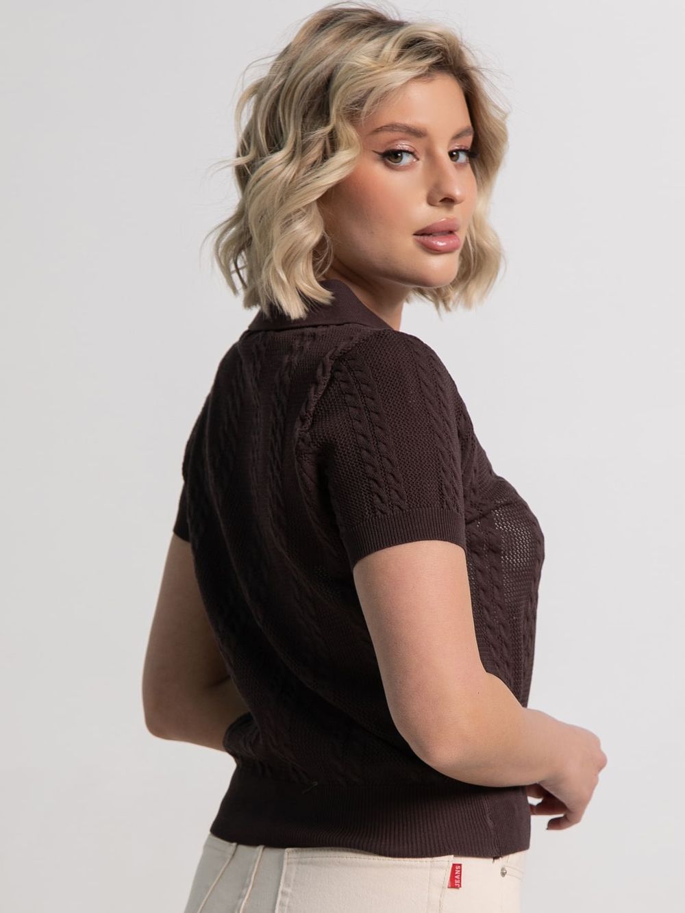 Поло Важный момент (шоколад) Б15377-7М LT Collection