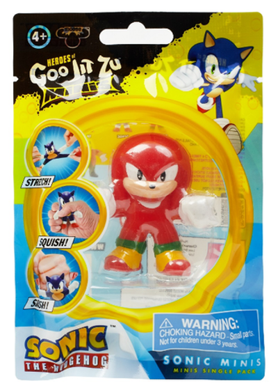 Гуджитсу Мини Игрушка Наклз Соник тянущаяся фигурка (Росмэн)