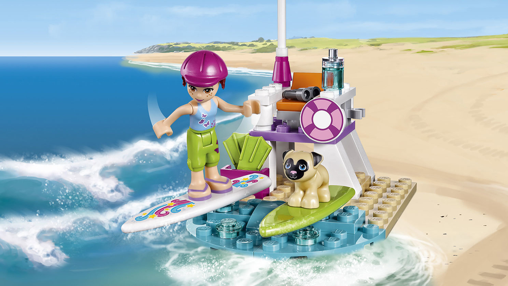 LEGO Friends: Пляжный скутер Мии 41306 — Mia's Beach Scooter — Лего Френдз Друзья Подружки