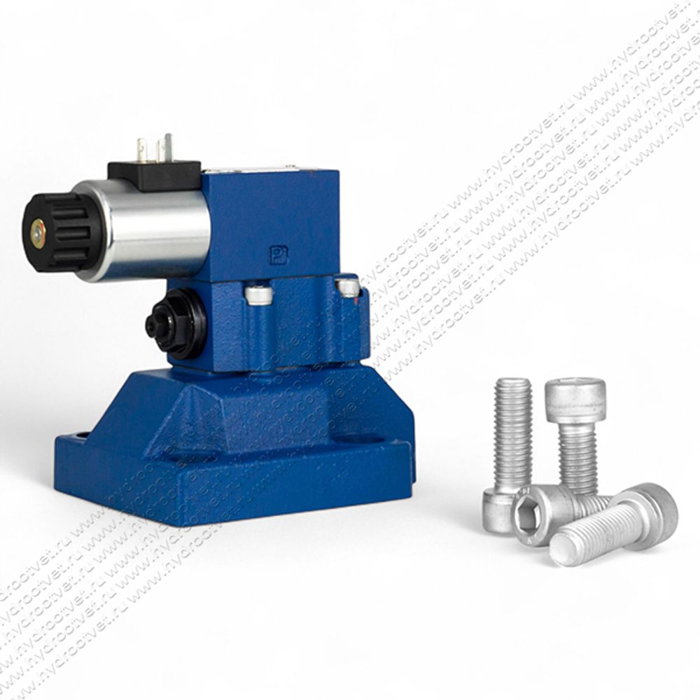 DBW30B2-5X/200CG24N9K4 - Предохранительный клапан Ду32 с давлением настройки до 200 бар, управление - X и Y - внутренние с разгрузкой B = открыт с электроуправлением G24