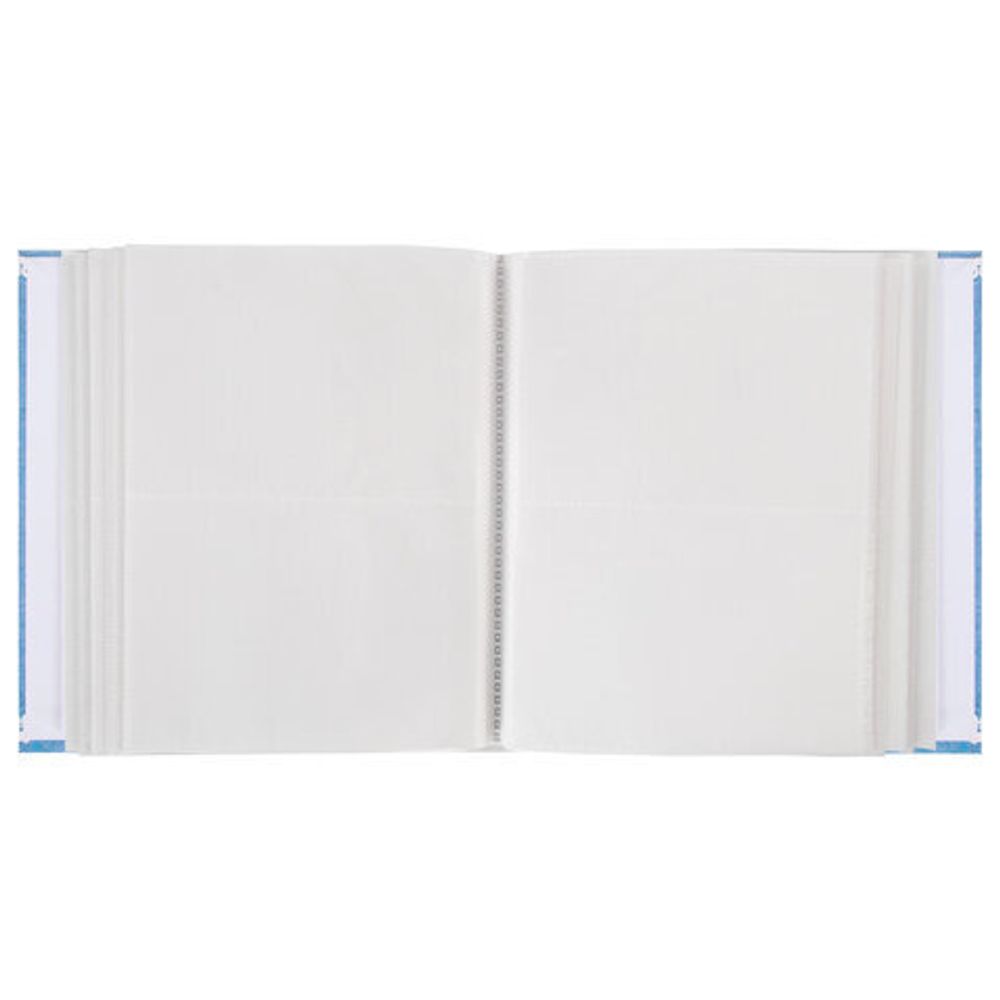 Фотоальбом BRAUBERG "Baby shoes" на 200 фото 10х15 см, твердая обложка, термосклейка, голубой, 39114, 391147