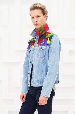 LIGVIANNI Джинсовая куртка Denim Jacket Eagle