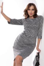 Платье Эрнеста (серое) П11561 LT Collection