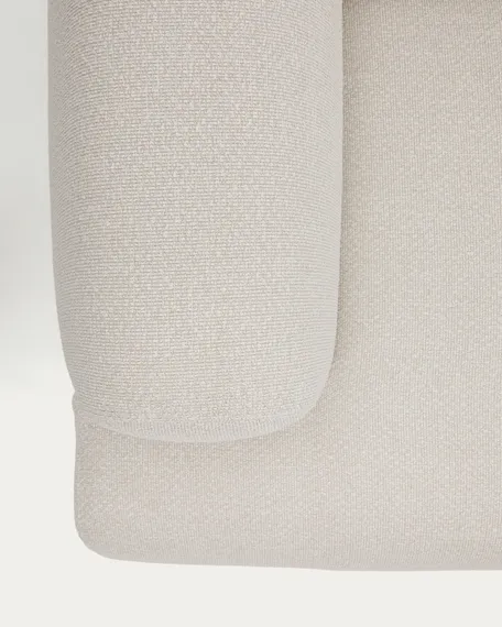 3-местный диван Aurum цвета экрю с откидывающимся подголовником