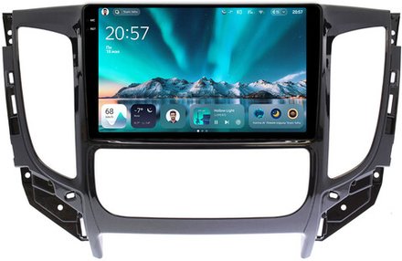 Магнитола для Mitsubishi L200 5 2015-2019 (климат), Pajero Sport 3 2016-2023 (МКПП), FIAT Fullback - Teyes CC4 монитор 9.2" 2K QLED на Android 14, Snapdragon 680, DSP, CarPlay, 4G SIM-слот