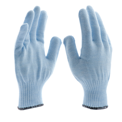 Перчатки трикотажные, акрил, цвет зенит, оверлок Сибртех