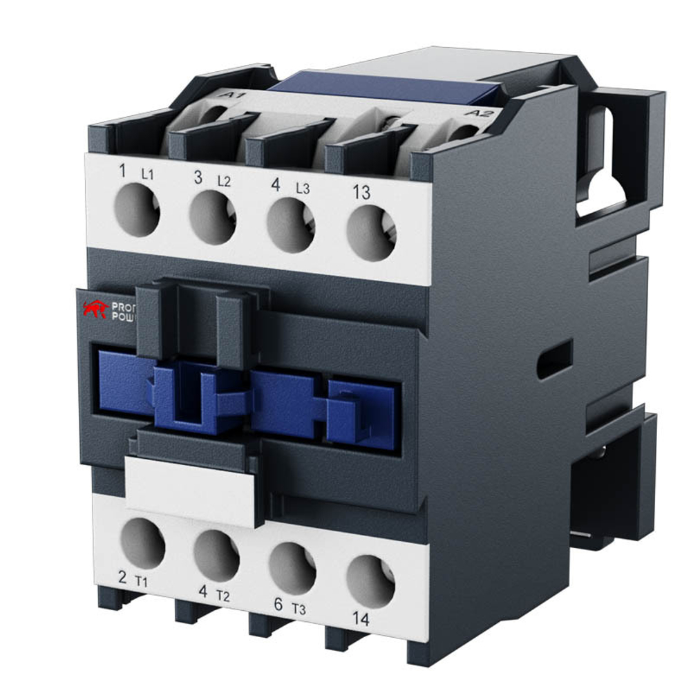 Контактор JLC1-D25-10 (AC220), 25A, 3 полюса, доп контакт 1НО, напряжение катушки 220VAC