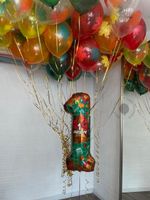 Шар цифра 1 сентября 86 см (БГ-40)