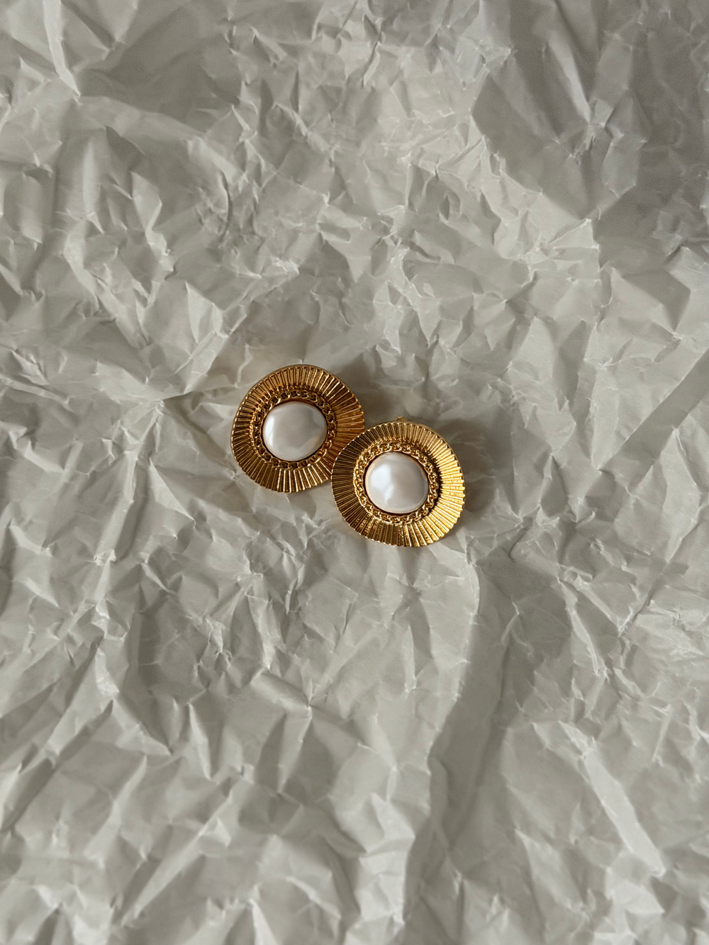 Серьги Pearl, Золотые