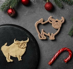 Форма для вырезки теста "Бык"