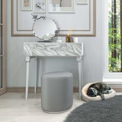 Ручка скоба мебельная Арт Бранч long Античное серебро