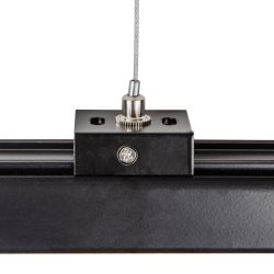 UFB-H41 BLACK 1 POLYBAG Набор для подвесного монтажа трехфазных шинопроводов. Цвет черный. TM Uniel.