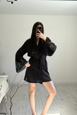 Черный халат