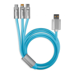 Smartbuy Кабель для зарядки 3 в 1 (Type c/Lightning/Microusb) 3A 1м