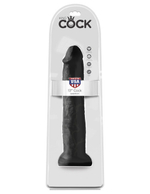 Фаллоимитатор-гигант на присоске черный King Cock 13" Cock Black (Цвет: черный)