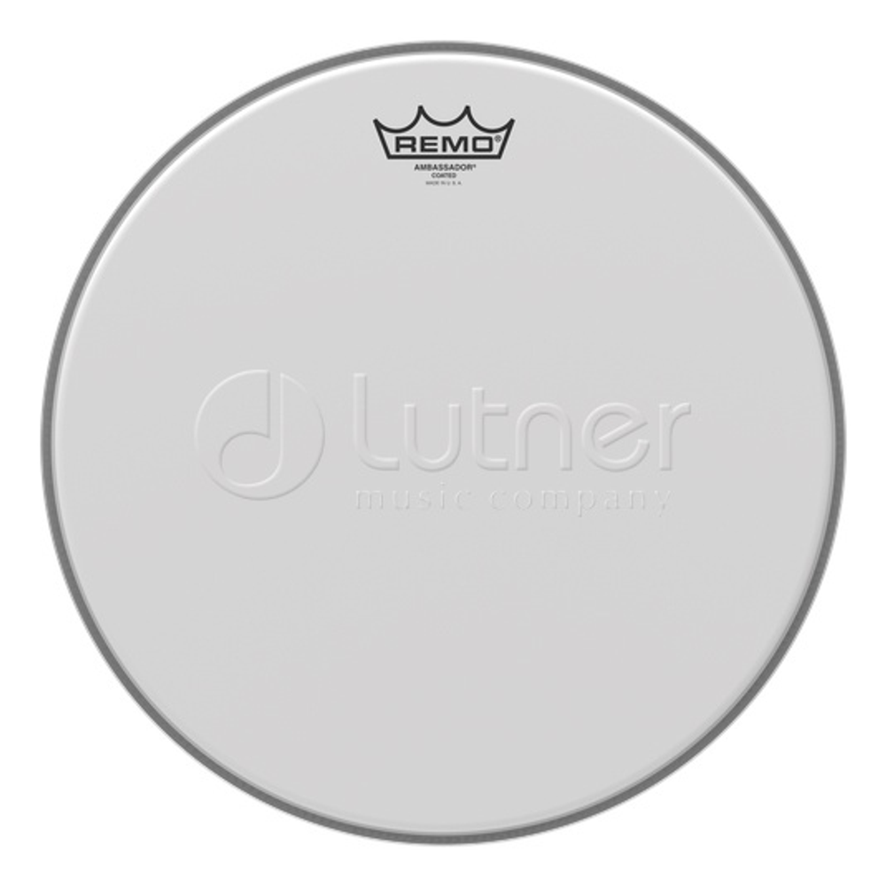 REMO BA-0114-00 Ambassador Coated 14" Однослойный матовый пластик с напылением, для малого и том барабана.