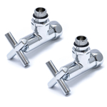 ВЕНТИЛЬ ЗАПОРНЫЙ УГЛОВОЙ КРЕСТ  3/4" x 1/2"  г/ш  ZZ-4704 (4704SCH0504) , пар