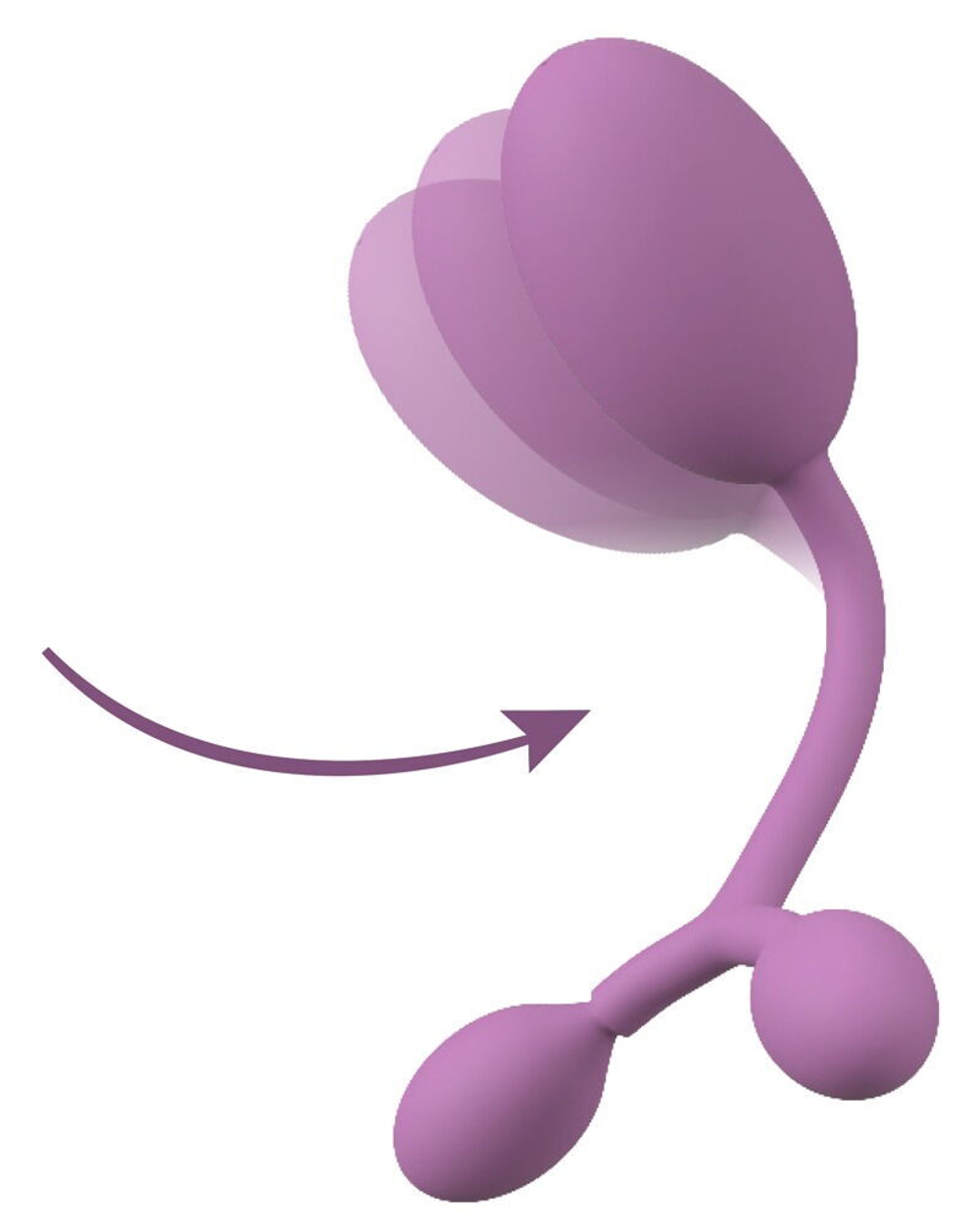 Сиреневый тренажер мыщц тазового дна Vaginal Trainer (Цвет: сиреневый)