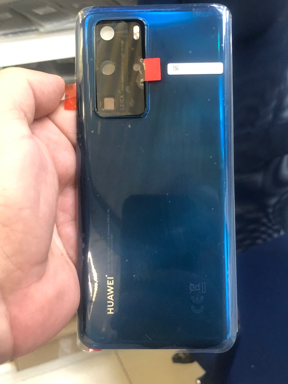 Huawei P40 Pro Задняя крышка синяя Оригинал Сервисная 02353MMS