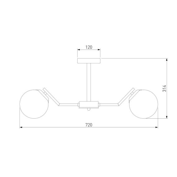Подвесная люстра Eurosvet Frost 70154/6 хром