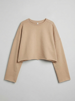 Объемный укороченный свитшот