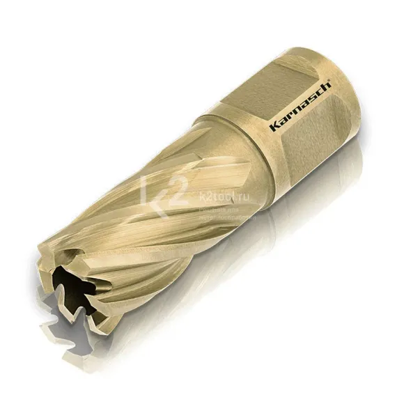 Корончатое сверло Karnasch 12х55 мм, GOLD-LINE, Weldon 19, арт. 20.1270u-012